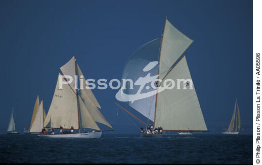 Rassemblement de bateaux de légende autour de l' île de Wight. - © Philip Plisson / Plisson La Trinité / AA05596 - Nos reportages photos - Rassemblement