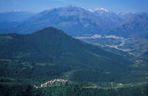 Paysage de montagne en Corse. © Philip Plisson / Plisson La Trinité / AA05638 - Photo Galleries - Blue sky