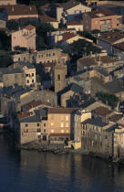 Maisons de Saint-Florent. © Philip Plisson / Plisson La Trinité / AA05644 - Photo Galleries - Corsica