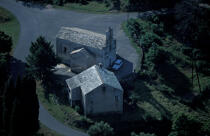 Eglise en Corse. © Philip Plisson / Plisson La Trinité / AA05766 - Photo Galleries - Aerial shot