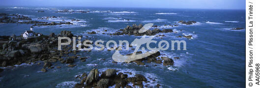 Brignogan-plages. - © Philip Plisson / Plisson La Trinité / AA05968 - Nos reportages photos - Panoramique horizontal