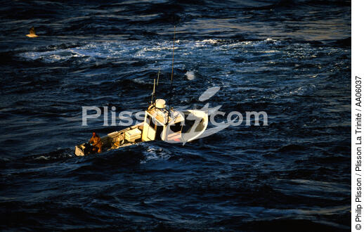 Pêche dans le Raz de Sein. - © Philip Plisson / Plisson La Trinité / AA06037 - Nos reportages photos - Sein [Raz de]