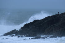 Tempête sur la côte. © Philip Plisson / Plisson La Trinité / AA06114 - Photo Galleries - Storms