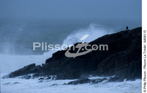Tempête sur la côte sauvage de Quiberon. - © Philip Plisson / Plisson La Trinité / AA06115 - Nos reportages photos - Côte sauvage