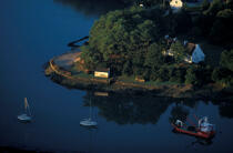 Petit matin sur la rivière de Crac'h. © Philip Plisson / Plisson La Trinité / AA06251 - Photo Galleries - River [56]