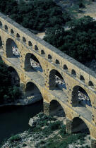 Le Pont du Gard © Philip Plisson / Plisson La Trinité / AA06332 - Nos reportages photos - Languedoc-Roussillon