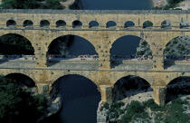 Le célèbre Pont du Gard. © Philip Plisson / Plisson La Trinité / AA06334 - Photo Galleries - Historical monument