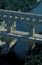 Le Pont du Gard. © Philip Plisson / Plisson La Trinité / AA06335 - Nos reportages photos - Monument historique