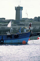 Bateaux de pêche à Trévignon. © Philip Plisson / Plisson La Trinité / AA06455 - Nos reportages photos - Bateau de pêche
