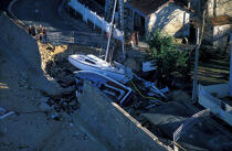 Dégats après la tempête de 1999 à Fouras. © Philip Plisson / Plisson La Trinité / AA06575 - Photo Galleries - Storm at sea
