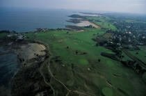 Le golf de Dinard. © Philip Plisson / Plisson La Trinité / AA06594 - Photo Galleries - Emerald Coast [The]