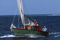 Embarcation aux Bermudes. © Philip Plisson / Plisson La Trinité / AA06619 - Photo Galleries - Bermuda