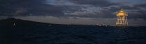 Drôle de phare en baie d'Auckland © Philip Plisson / Plisson La Trinité / AA06663 - Photo Galleries - Horizontal panoramic