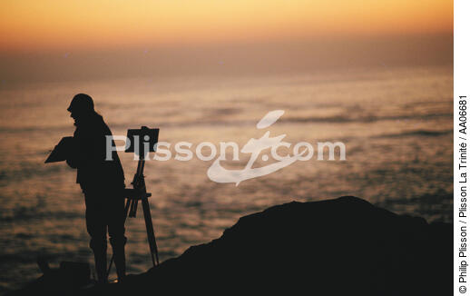 Dessine moi la mer. - © Philip Plisson / Plisson La Trinité / AA06681 - Nos reportages photos - Quiberon [presqu'île de]