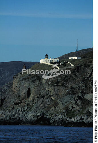 Le phare de Mull of Kintyre en Ecosse. - © Philip Plisson / Plisson La Trinité / AA06741 - Nos reportages photos - Phares Grande-Bretagne