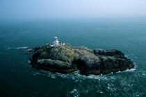 Le phare de South Bishop. © Philip Plisson / Plisson La Trinité / AA06894 - Photo Galleries - Lighthouse [Wales]