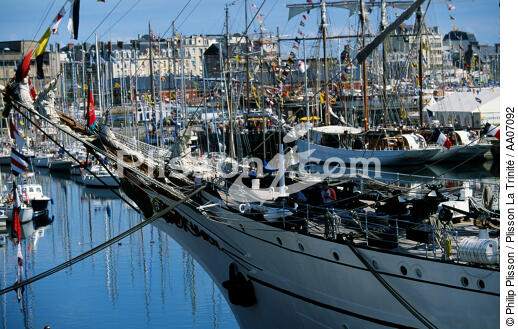 La cutty Sark à Saint-Malo. - © Philip Plisson / Plisson La Trinité / AA07092 - Nos reportages photos - Ille & Vilaine