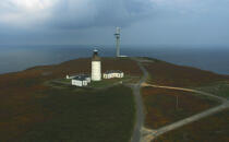 Tour Radar et phare du Stiff à Ouessant. © Philip Plisson / Plisson La Trinité / AA07303 - Photo Galleries - Stiff [The]
