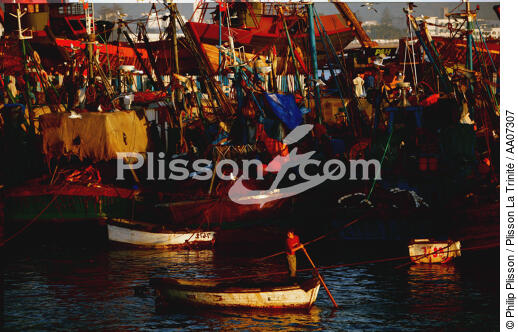 Le port de pêche d'Essaouira. - © Philip Plisson / Plisson La Trinité / AA07307 - Nos reportages photos - Essaouira