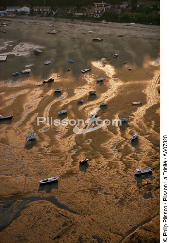 Mouillage dans le bassin d'Arcachon. - © Philip Plisson / Plisson La Trinité / AA07320 - Nos reportages photos - Philip Plisson