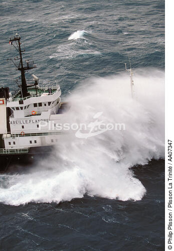 L'Abeille Flandre. - © Philip Plisson / Plisson La Trinité / AA07347 - Photo Galleries - Storm at sea