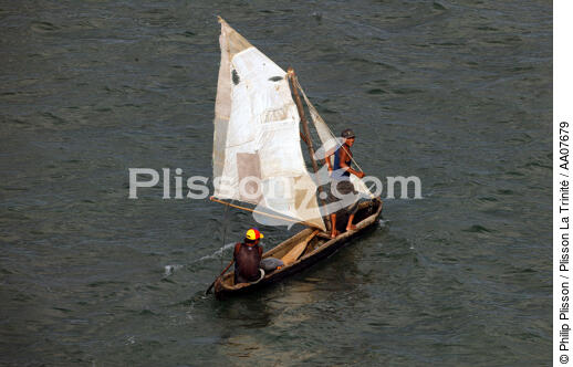 Boat in the archipelago of San Blas - © Philip Plisson / Plisson La Trinité / AA07679 - Photo Galleries - San-Blas
