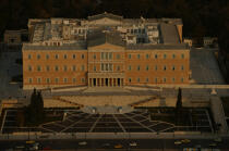 Le parlement d'Athènes. © Philip Plisson / Plisson La Trinité / AA07839 - Nos reportages photos - Ville [Grèce]