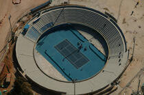 Nouveau stade pour les JO d'Athènes. © Philip Plisson / Plisson La Trinité / AA07860 - Nos reportages photos - Grèce