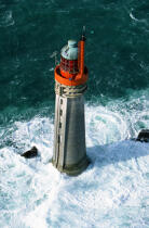 Le phare du Grand Jardin devant St Malo. © Philip Plisson / Plisson La Trinité / AA08035 - Nos reportages photos - Ille-et-Vilaine