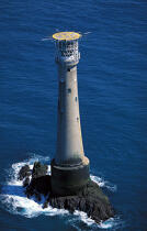 Bishop Rock. © Philip Plisson / Plisson La Trinité / AA08092 - Photo Galleries - Lighthouse [England]