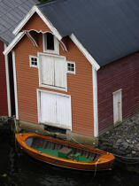 Sur une île proche de Bergen © Philip Plisson / Plisson La Trinité / AA08109 - Nos reportages photos - Ville [Norvège]