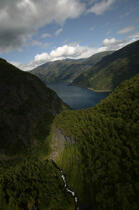 Fjord en Norvège. © Philip Plisson / Plisson La Trinité / AA08170 - Nos reportages photos - Fjord