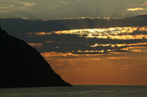 Coucher de soleil Cap Nord. © Philip Plisson / Plisson La Trinité / AA08218 - Nos reportages photos - Coucher de soleil