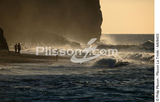L'île de Stromboli. - © Philip Plisson / Plisson La Trinité / AA08403 - Photo Galleries - Beach