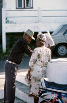 Couple à Sainte-Anne à la Martinique. © Philip Plisson / Plisson La Trinité / AA08505 - Photo Galleries - West indies [The]
