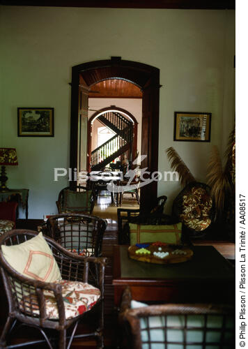 Intérieur de maison martiniquaise. - © Philip Plisson / Plisson La Trinité / AA08517 - Nos reportages photos - Outre-Mer