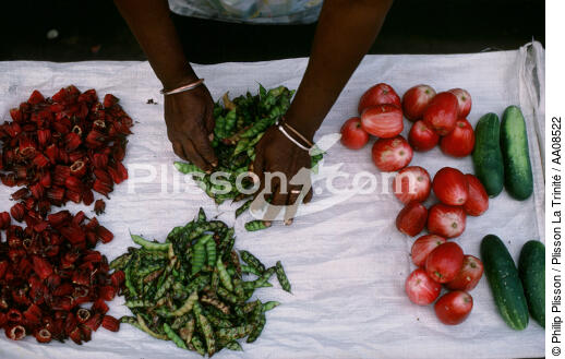 Marché à la Martinique. - © Philip Plisson / Plisson La Trinité / AA08522 - Photo Galleries - Tradition