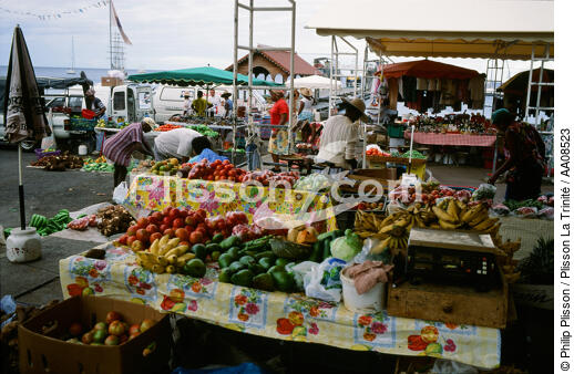 Marché de Sainte-Anne à la Martinique. - © Philip Plisson / Plisson La Trinité / AA08523 - Photo Galleries - Town [Mart]