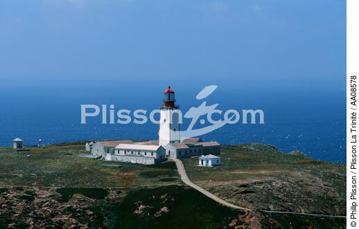 Le phare de Berlenga au Portugal. - © Philip Plisson / Plisson La Trinité / AA08578 - Photo Galleries - Island [Por]