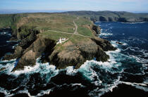 Le phare d'Arranmore en Irlande. © Philip Plisson / Plisson La Trinité / AA08605 - Nos reportages photos - Irlande, l'île verte