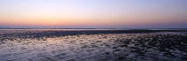 La plage du Men Du au coucher de soleil. © Philip Plisson / Plisson La Trinité / AA08847 - Nos reportages photos - Auteur