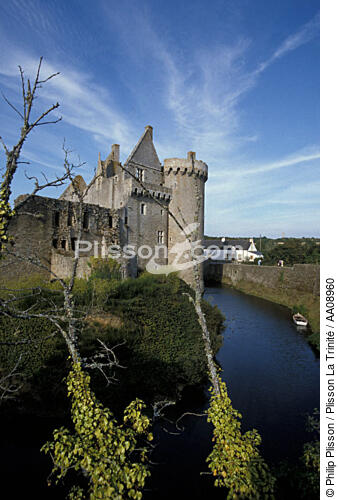 Le château de Suscinio avant sa rénovation. - © Philip Plisson / Plisson La Trinité / AA08960 - Photo Galleries - Keywords