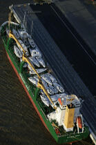 Bateaux de croisière parés à traverser l'Atlantique. © Philip Plisson / Plisson La Trinité / AA09029 - Nos reportages photos - Cargo