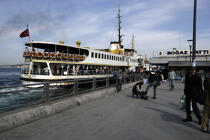 Ferry ou "Vapur" à Istanbul. © Philip Plisson / Plisson La Trinité / AA09362 - Nos reportages photos - Bosphore