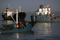Trafic sur le Bosphore. © Philip Plisson / Plisson La Trinité / AA09400 - Nos reportages photos - Transport maritime