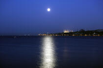 Istanbul de nuit. © Philip Plisson / Plisson La Trinité / AA09456 - Nos reportages photos - Bosphore