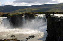 Les chutes de Godafoss en Islande. © Philip Plisson / Plisson La Trinité / AA09480 - Nos reportages photos - Site [Islande]