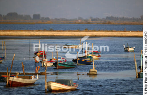 Fishing vessel in the Gulf of Patra. - © Philip Plisson / Plisson La Trinité / AA09542 - Photo Galleries - Small boat
