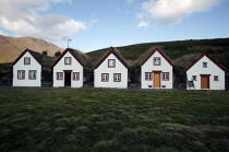 La ferme du musée de Laufas en Islande. © Philip Plisson / Plisson La Trinité / AA09557 - Nos reportages photos - Islande