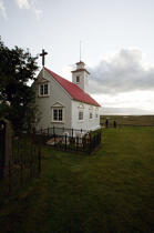 Le presbytère du musée de Laufas en Islande. © Philip Plisson / Plisson La Trinité / AA09559 - Nos reportages photos - Islande